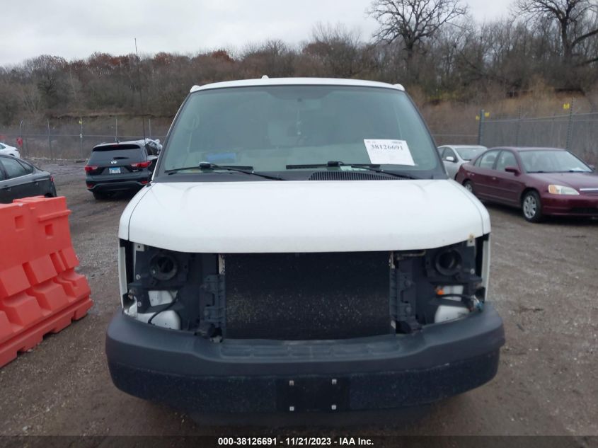 2013 CHEVROLET EXPRESS 1500 WORK VAN 1GCSGAFX3D1156368