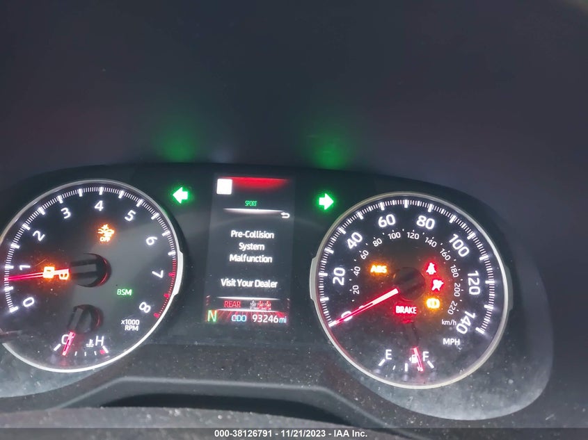 VIN 2T3K1RFV2LC042121 2020 TOYOTA RAV4 LE