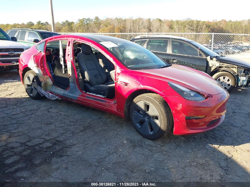 5YJ3E1EB2NF179553 TESLA MODEL 3 LONG RANGE DUAL MOTOR 2022