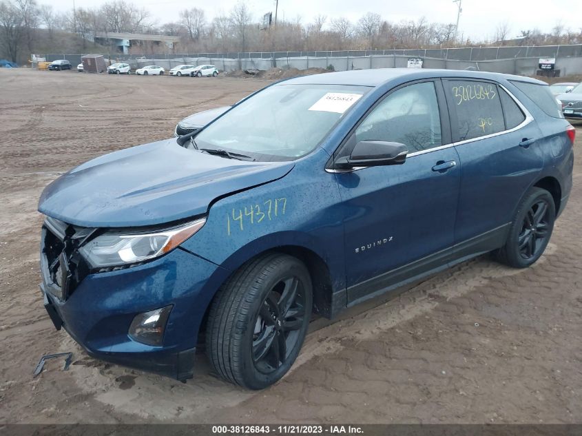 2021 CHEVROLET EQUINOX LT - 3GNAXUEV6ML384216