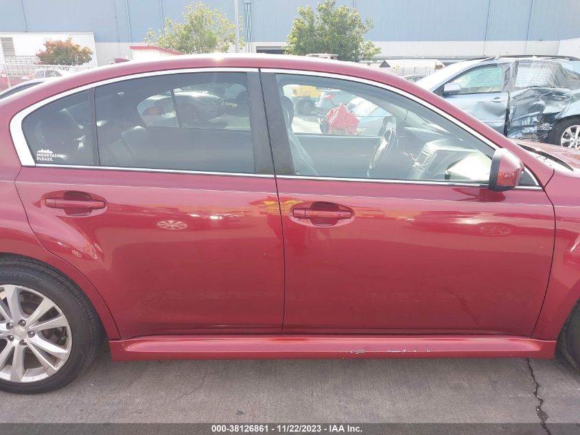 2013 SUBARU LEGACY 2.5I LIMITED - 4S3BMBK64D3048583