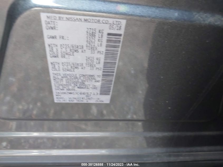 2018 NISSAN PATHFINDER SV - 5N1DR2MM1JC665713