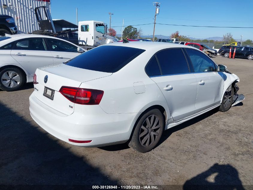 2017 VOLKSWAGEN JETTA 1.4T SE - 3VWDB7AJ2HM223433