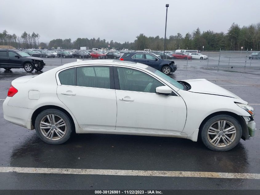 2013 INFINITI G37X X JN1CV6AR2DM768336