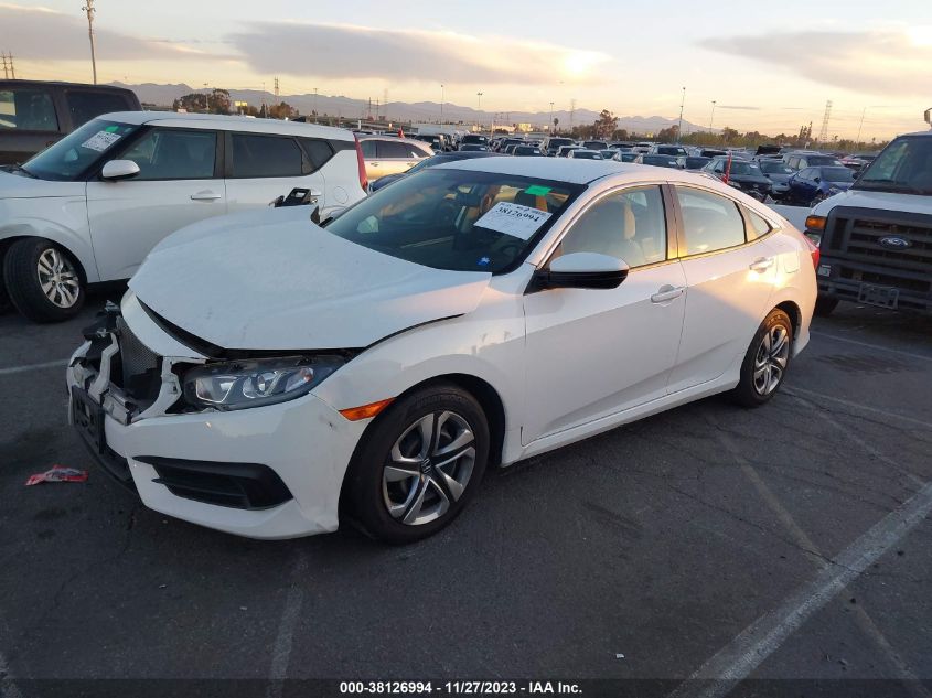 2018 HONDA CIVIC LX - 2HGFC2F54JH574695