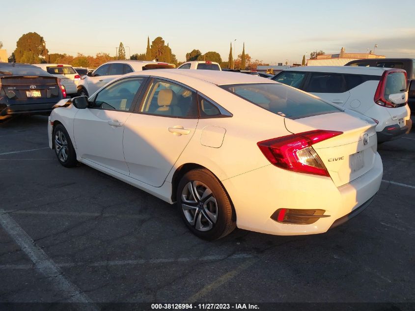 2018 HONDA CIVIC LX - 2HGFC2F54JH574695