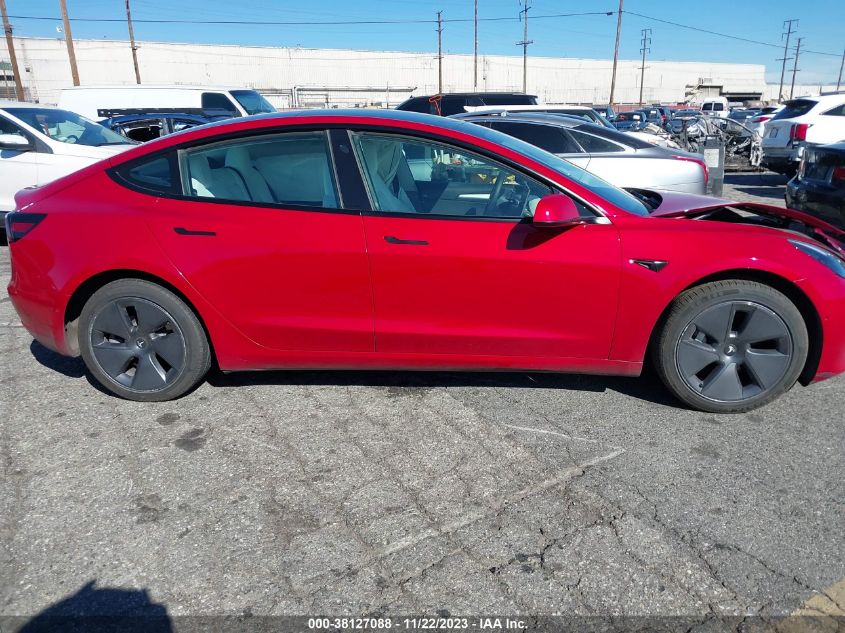 2022 TESLA MODEL 3 REAR-WHEEL DRIVE - 5YJ3E1EA2NF374947