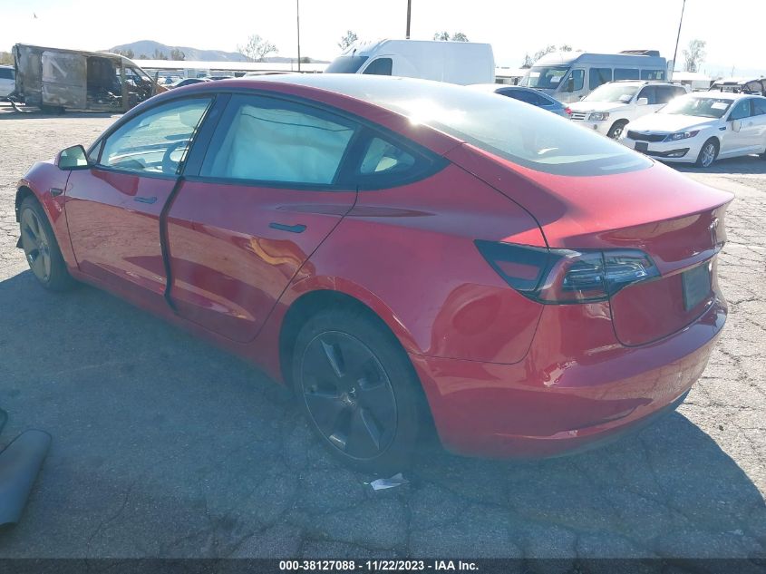2022 TESLA MODEL 3 REAR-WHEEL DRIVE - 5YJ3E1EA2NF374947