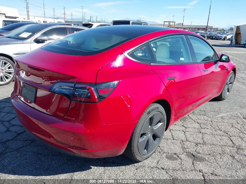 2022 TESLA MODEL 3 REAR-WHEEL DRIVE - 5YJ3E1EA2NF374947