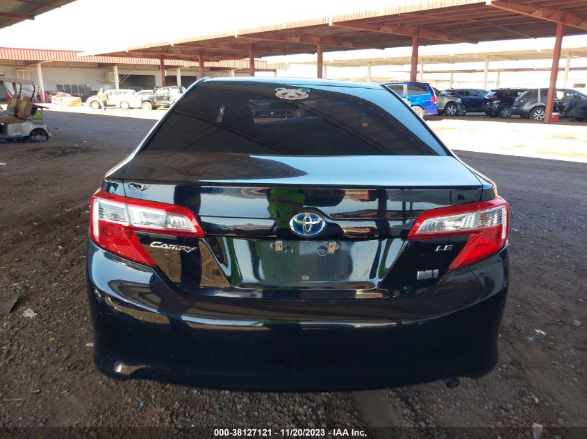 2013 TOYOTA CAMRY HYBRID LE - 4T1BD1FK9DU083112
