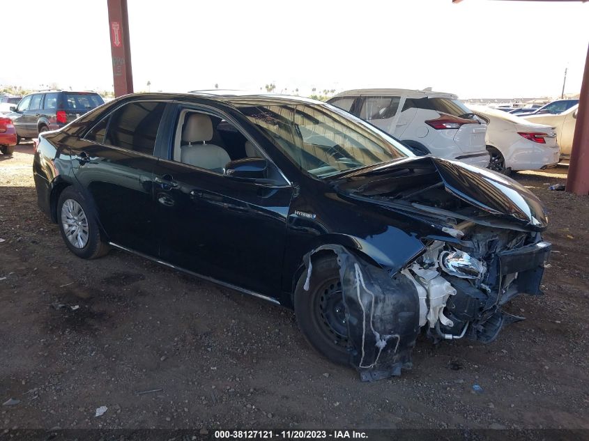 2013 TOYOTA CAMRY HYBRID LE - 4T1BD1FK9DU083112