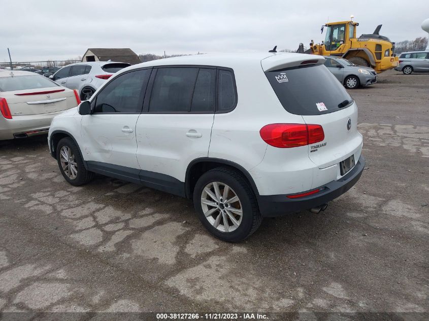 2017 VOLKSWAGEN TIGUAN - WVGBV7AX0HK050892