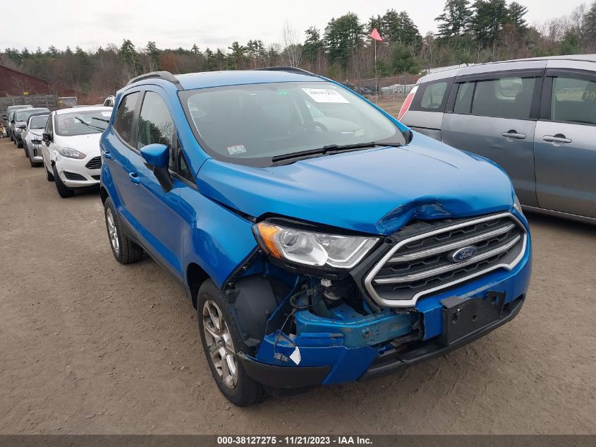 Lot #2539232309 2018 FORD ECOSPORT SE salvage car