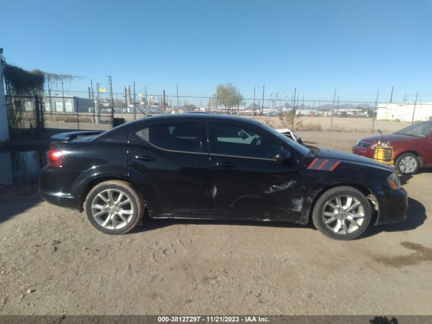 2013 DODGE AVENGER R/T - 1C3CDZBG4DN741930