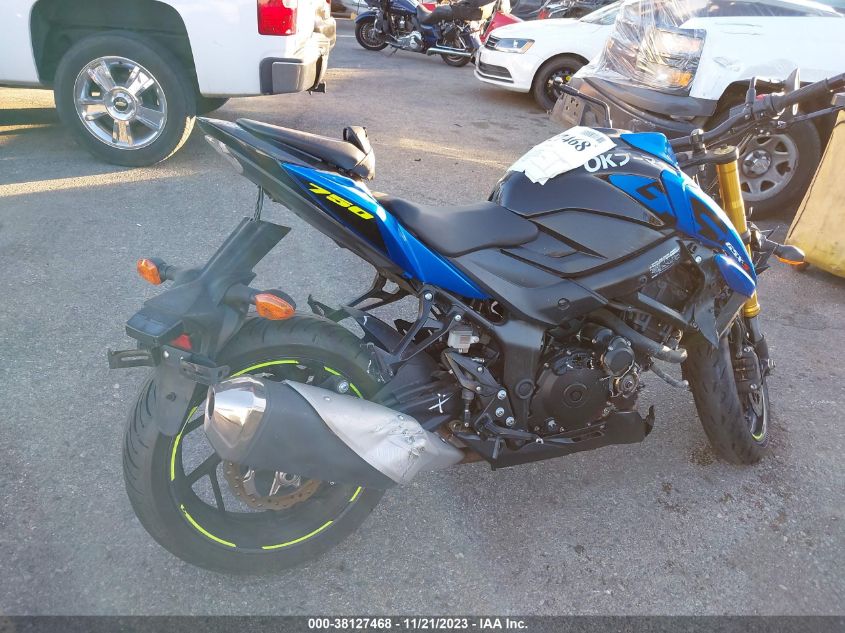 2022 SUZUKI GSX-S750 M/Z JS1C533D8N7100015