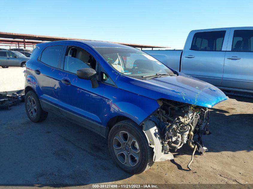 2018 FORD ECOSPORT S - MAJ3P1RE1JC219312