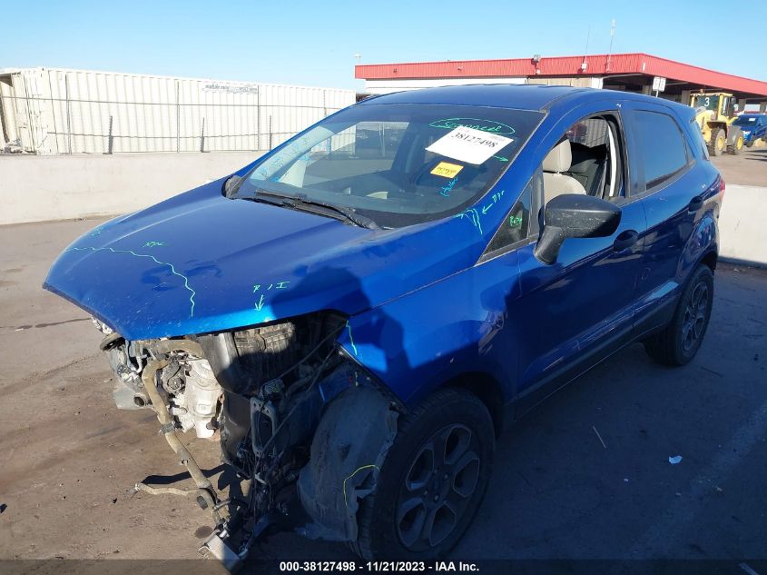 2018 FORD ECOSPORT S - MAJ3P1RE1JC219312
