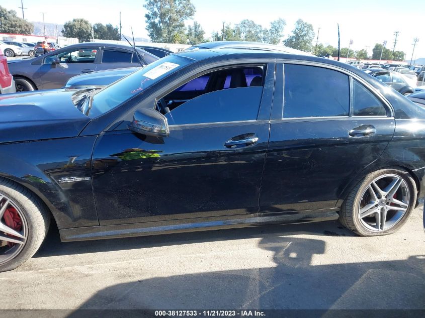 2014 MERCEDES-BENZ C 63 AMG WDDGF7HB0EA908015