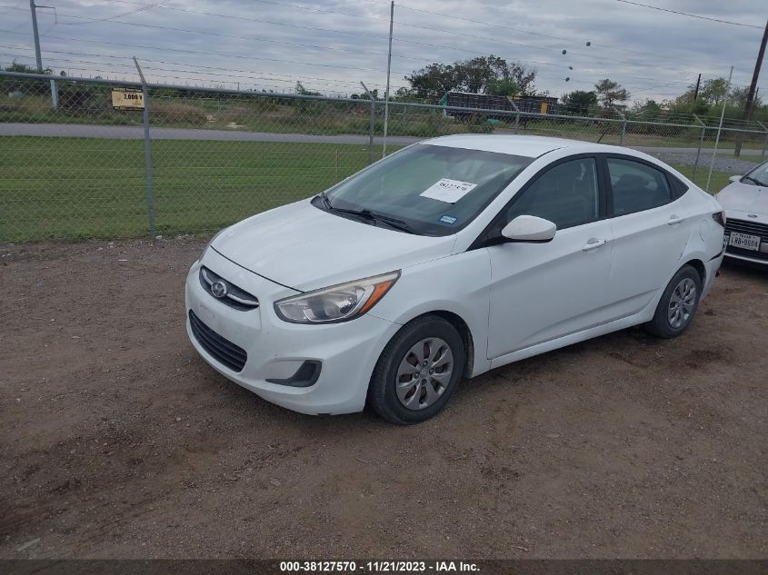 2016 HYUNDAI ACCENT SE - KMHCT4AEXGU116472