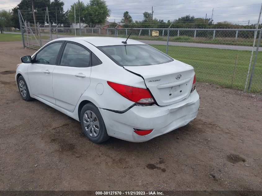 2016 HYUNDAI ACCENT SE - KMHCT4AEXGU116472