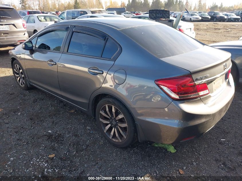 2013 HONDA CIVIC EX-L - 19XFB2F95DE247419