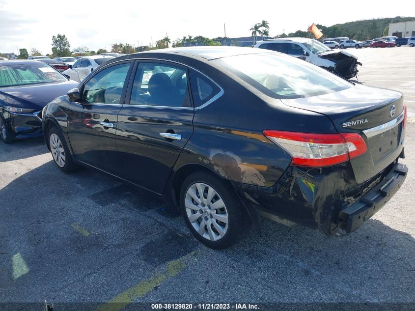 2013 NISSAN SENTRA S - 3N1AB7AP2DL686749
