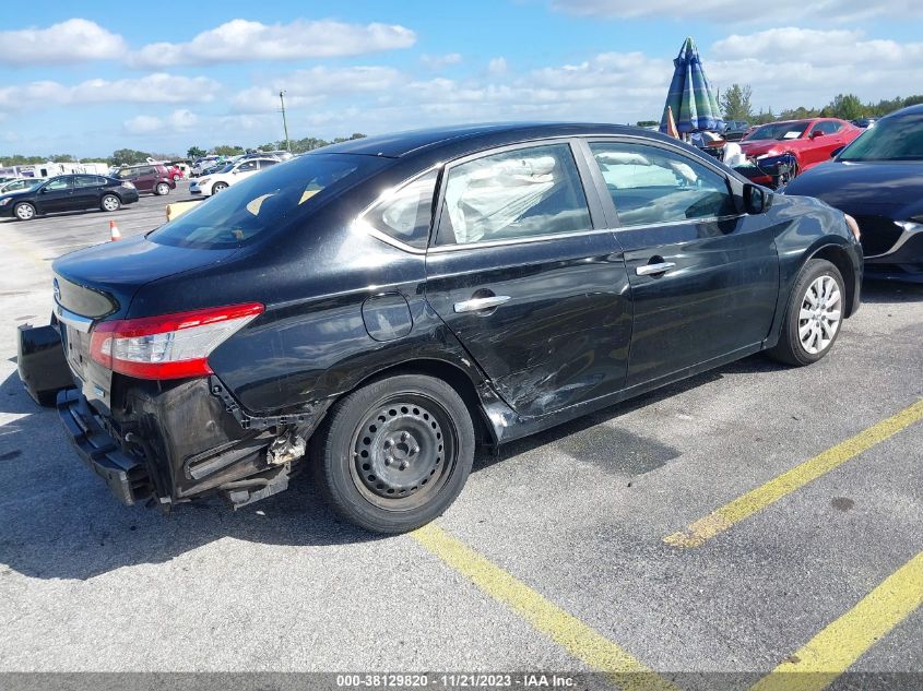 2013 NISSAN SENTRA S - 3N1AB7AP2DL686749