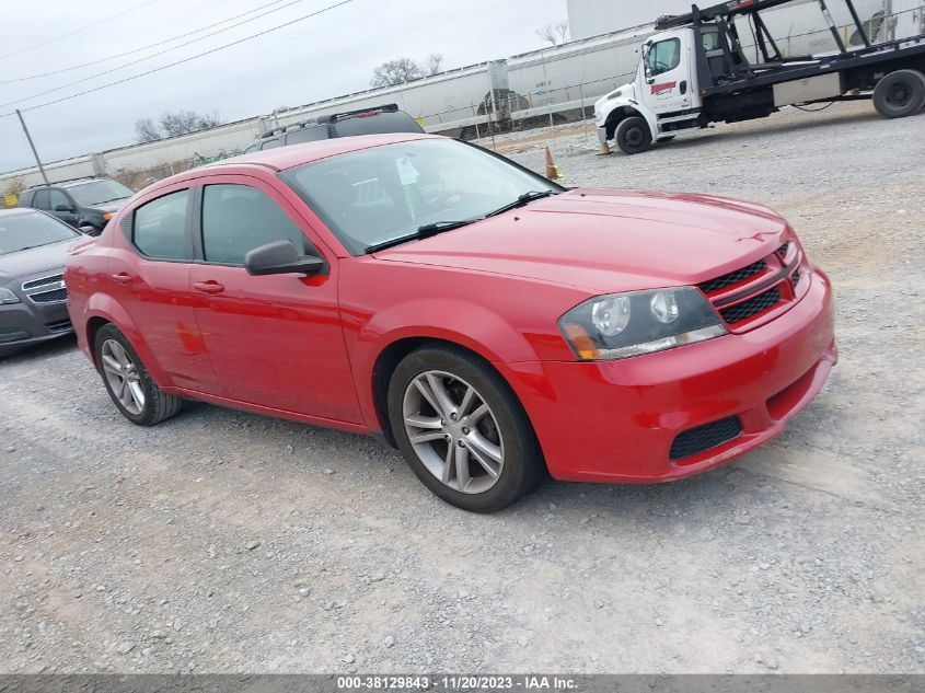 2014 DODGE AVENGER SE - 1C3CDZAB8EN222001