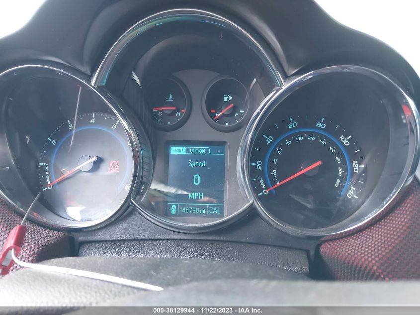 2013 CHEVROLET CRUZE 1LT MANUAL - 1G1PD5SB7D7129597