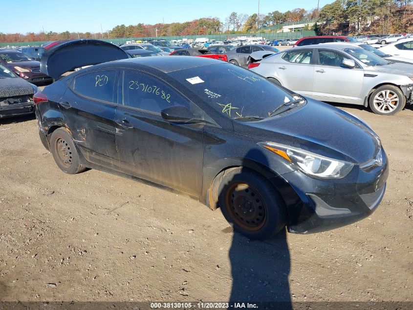 2016 HYUNDAI ELANTRA SE - KMHDH4AE3GU544101