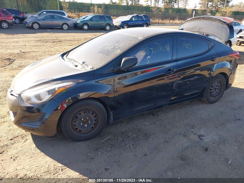2016 HYUNDAI ELANTRA SE - KMHDH4AE3GU544101