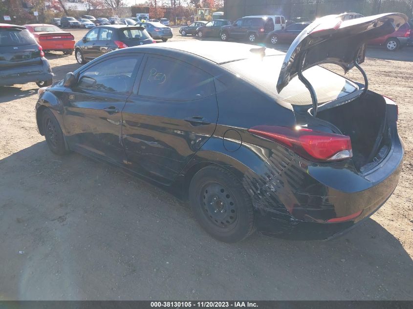 2016 HYUNDAI ELANTRA SE - KMHDH4AE3GU544101
