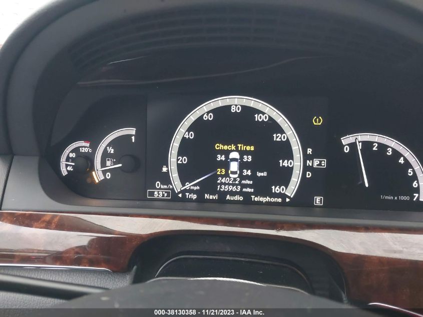 2013 MERCEDES-BENZ S 550 4MATIC WDDNG9EB2DA499390