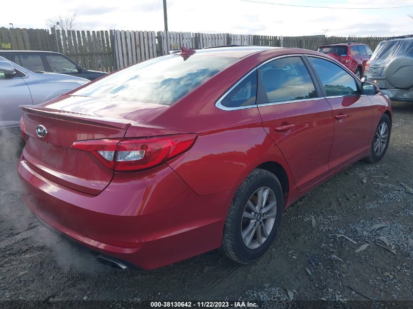 2017 HYUNDAI SONATA 2.4L - 5NPE24AF7HH582977