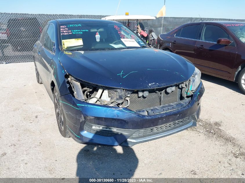 2017 HONDA ACCORD EX - 1HGCR2F74HA044609
