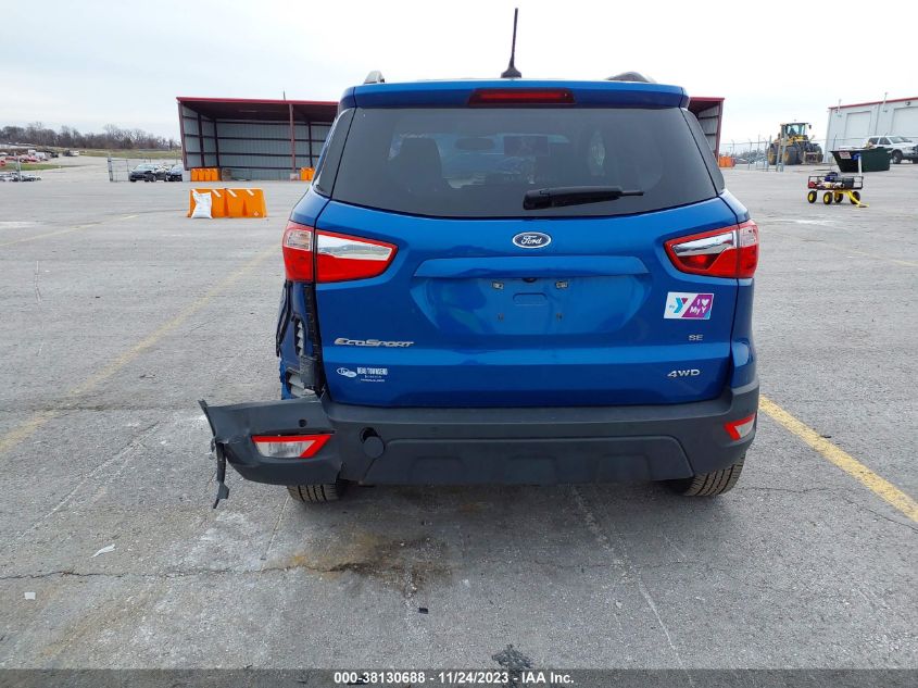 2019 FORD ECOSPORT SE - MAJ6S3GL0KC288664
