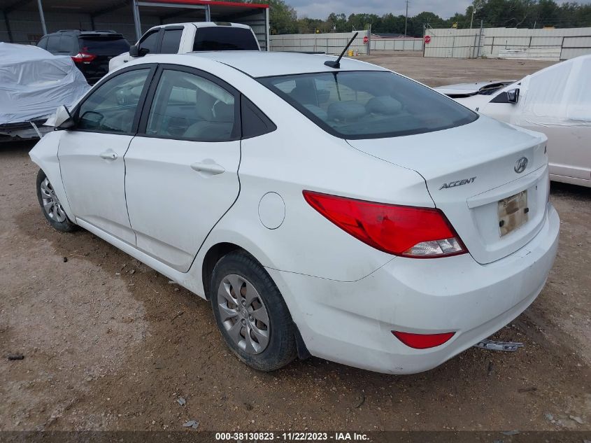 2016 HYUNDAI ACCENT SE - KMHCT4AEXGU165607