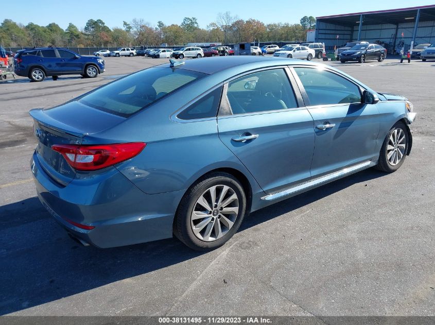 2016 HYUNDAI SONATA SPORT - 5NPE34AF3GH388958