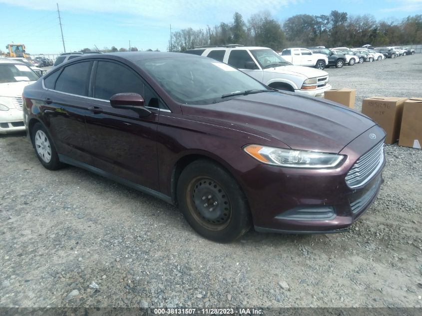 2013 FORD FUSION S - 3FA6P0G78DR206767