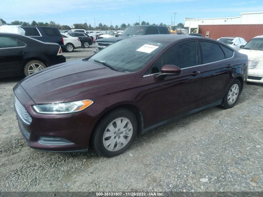 2013 FORD FUSION S - 3FA6P0G78DR206767