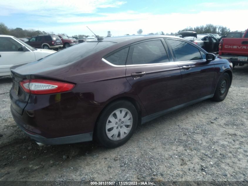 2013 FORD FUSION S - 3FA6P0G78DR206767