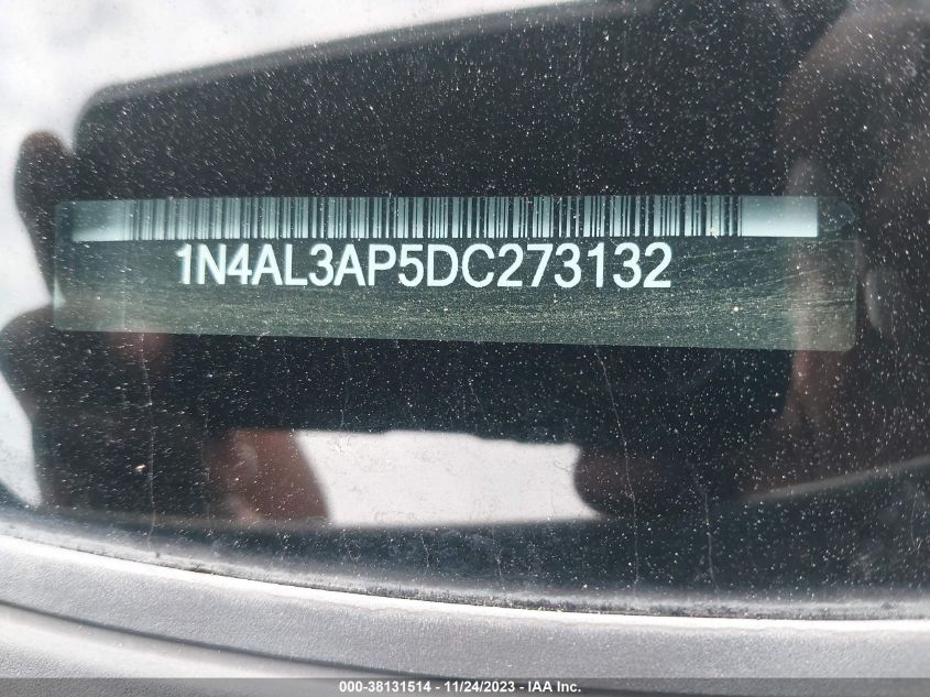 2013 NISSAN ALTIMA 2.5 SL - 1N4AL3AP5DC273132
