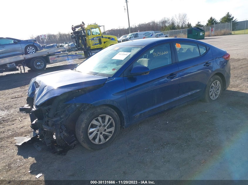 VIN 5NPD74LF4HH110780 2017 HYUNDAI ELANTRA SE