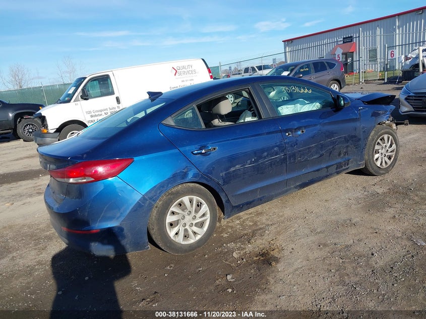 VIN 5NPD74LF4HH110780 2017 HYUNDAI ELANTRA SE