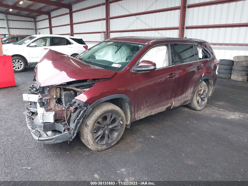 2014 TOYOTA HIGHLANDER XLE V6 - 5TDJKRFHXES016548