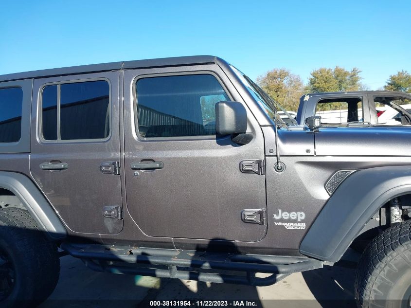 2018 JEEP WRANGLER UNLIMITED SPORT S 4X4 - 1C4HJXDG2JW190995