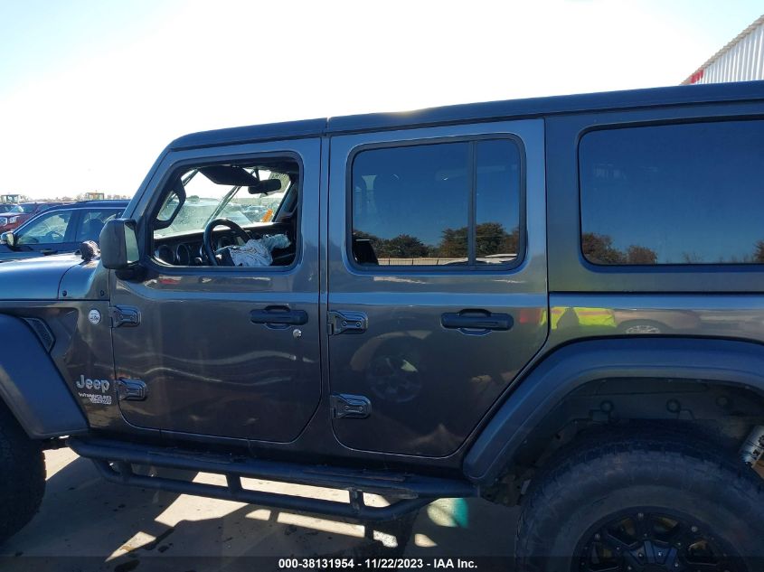 2018 JEEP WRANGLER UNLIMITED SPORT S 4X4 - 1C4HJXDG2JW190995