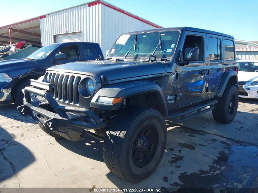 2018 JEEP WRANGLER UNLIMITED SPORT S 4X4 - 1C4HJXDG2JW190995