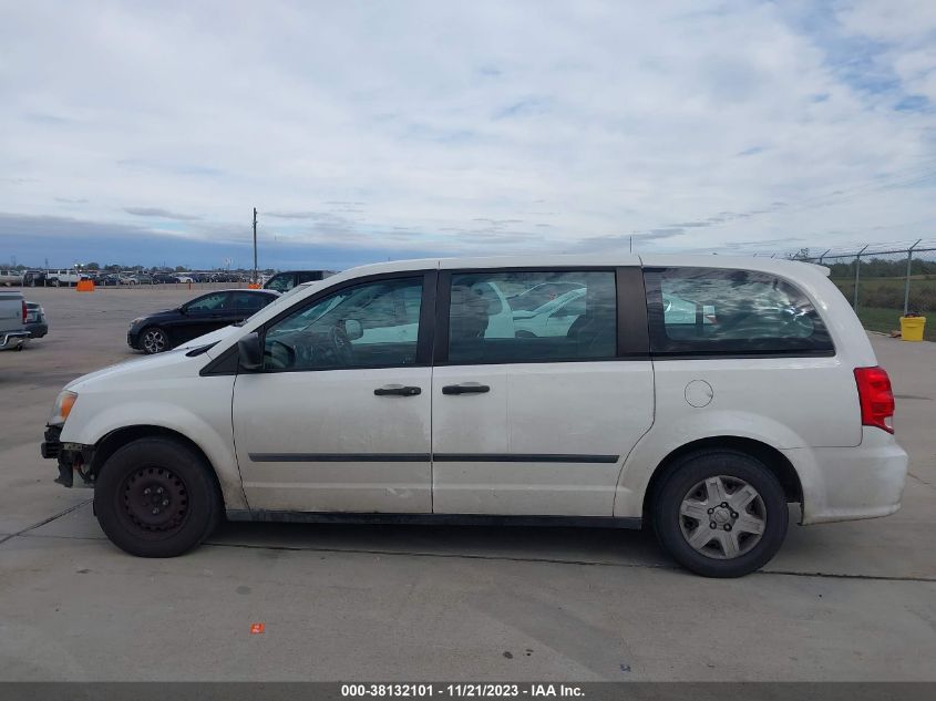 2013 DODGE GRAND CARAVAN SE - 2C4RDGBG0DR507927