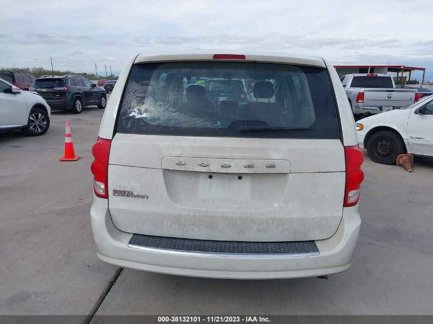 2013 DODGE GRAND CARAVAN SE - 2C4RDGBG0DR507927